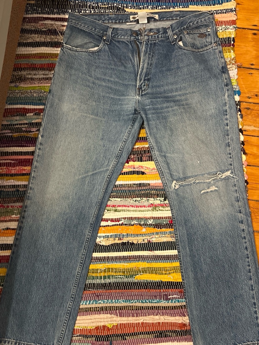 Harley-Davidson Light Blue Straight Jeans